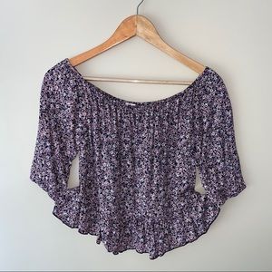 GARAGE floral blouse